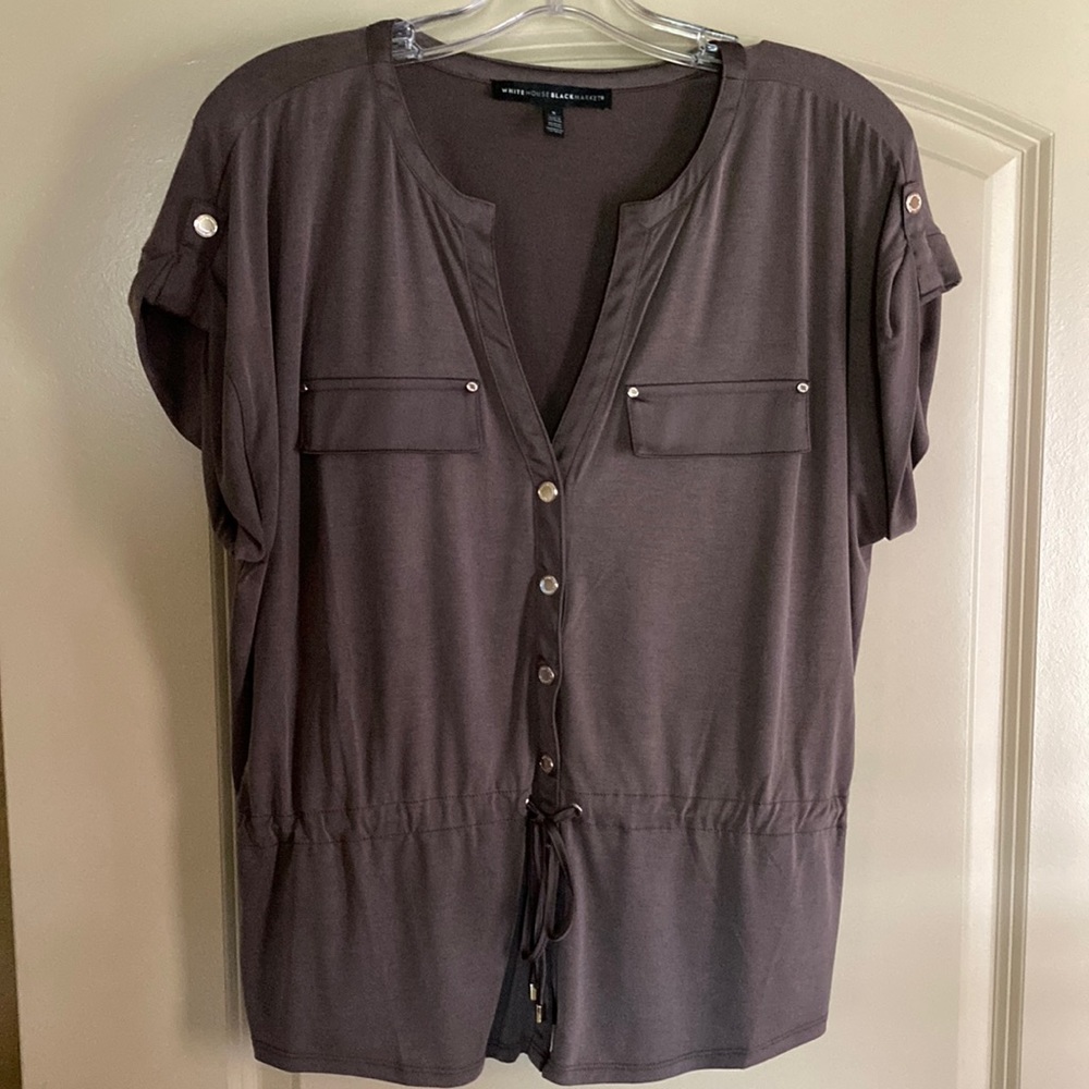WhiteHouse/Black Market modal blouse